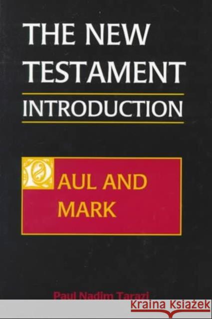 New Testament Introduction  The  vo N Paul 9780881411881 St Vladimir's Seminary Press,U.S.