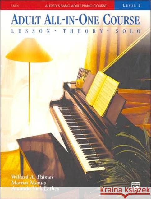 Alfred's Basic Adult All-in-One Piano Course Willard Palmer Morton Manus Amanda Lethco 9780882849959