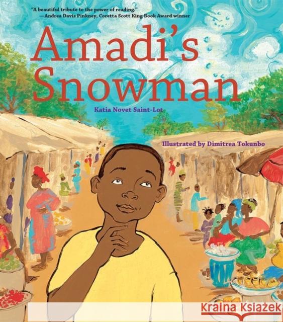 Amadi's Snowman: A Story of Reading Katia Novet Saint-Lot Dimetrea Tokunbo 9780884484400 Tilbury House Publishers