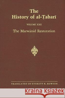 The History of al-Tabari Vol. 22 Rowson, Everett K. 9780887069765