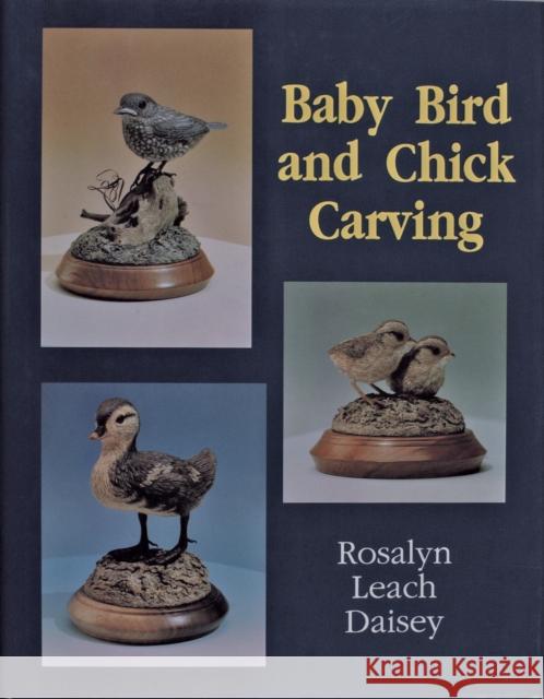 Baby Bird and Chick Carving Rosalyn Leach Daisey 9780887405907 Schiffer Publishing