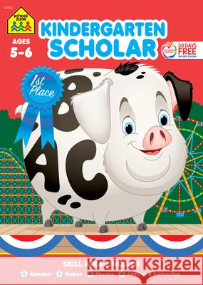 School Zone Kindergarten Scholar Workbook School Zone 9780887434914 School Zone