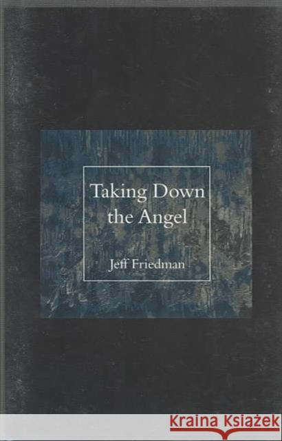 Taking Down the Angel Jeff Friedman 9780887484001 Carnegie-Mellon University Press