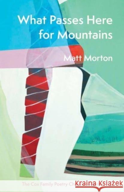 What Passes Here for Mountains Matt Morton 9780887486777 Carnegie-Mellon University Press