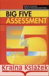 Big Five Assessment Boele De Raad, Marco Perugini 9780889372429 Hogrefe Publishing