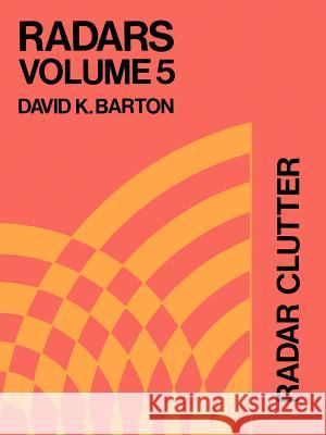 Radar Resolution and Multipath Effects David K. Barton 9780890060346 Artech House Publishers