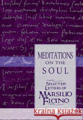 Meditations on the Soul: Selected Letters of Marsilio Ficino Clement Salaman 9780892816583 Inner Traditions Bear and Company