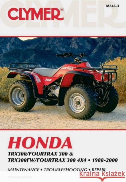 Honda Trx300 88-00 Intertec Publishing Corporation 9780892876402 Clymer Publishing