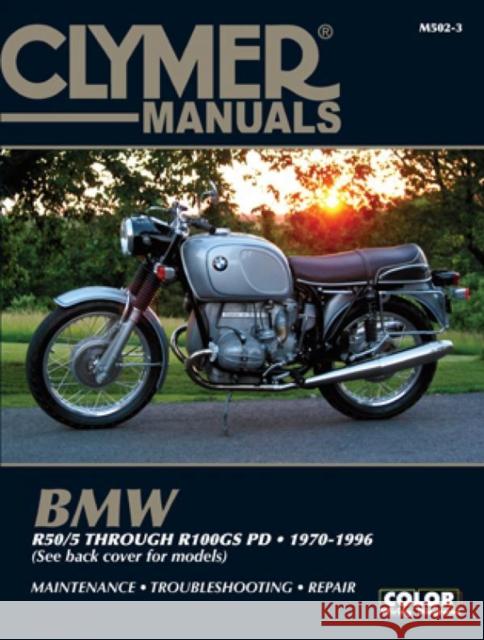 BMW Airhead R50/5 through R100GS PD (1970-1996) Service Repair Manual Haynes Publishing 9780892878543 Haynes Publishing Group