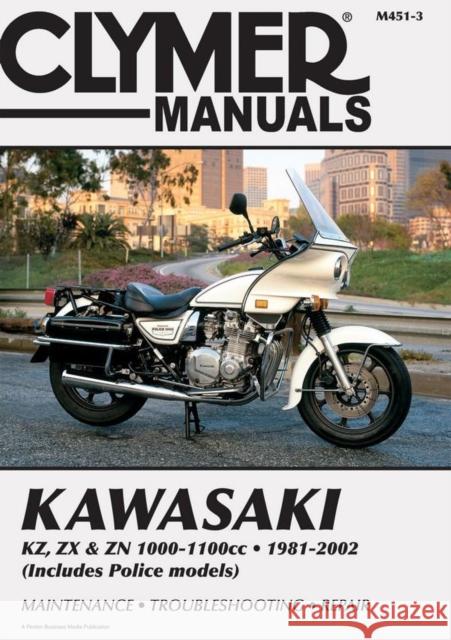 Kawasaki KZ, ZX & Zn 1000-1100Cc Ron Wright 9780892878789 Clymer Publishing