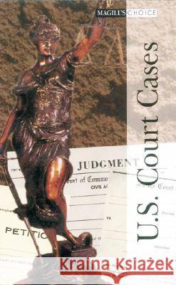 U.S. Court Cases Salem Press 9780893564223 Salem Press