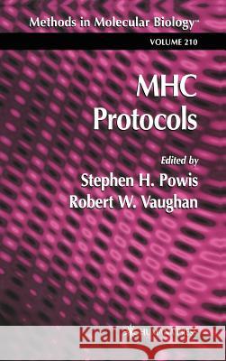 Mhc Protocols Powis, Stephen H. 9780896035485 Humana Press