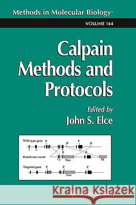 Calpain Methods and Protocols John S. Elce 9780896036321 Humana Press