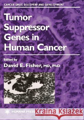 Tumor Suppressor Genes in Human Cancer David E. Fisher 9780896038073 Humana Press