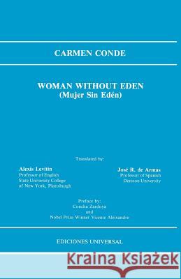 Woman Without Eden (Mujer Sin Eden), Carmen Conde 9780897293754 Ediciones Universal