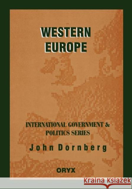 Western Europe John Dornberg 9780897749435 Oryx Press