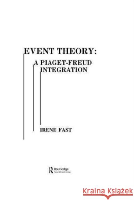 Event Theory : A Piaget-freud Integration Irene Fast Anne E. Thompson Carol J. Fitzpatrick 9780898596182