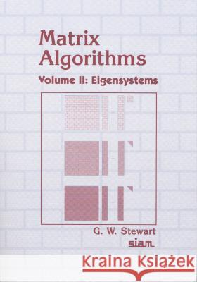 MATRIX ALGORITHMS EIGENSYSTEMS G. W. Stewart 9780898715033 SOCIETY FOR INDUSTRIAL & APPLIED MATHEMATICS,