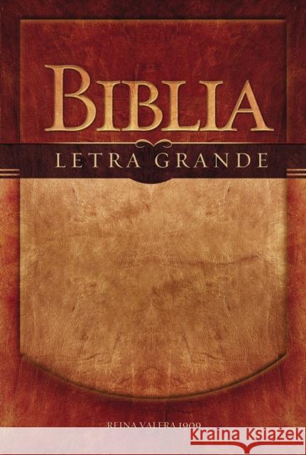 Biblia Letra Grande-RV 1909 Grupo Nelson 9780899220130 Thomas Nelson Publishers