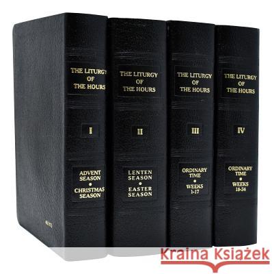 Liturgy of the Hours (Set of 4) International Commission on English in t 9780899424118 Catholic Book Publishing Company