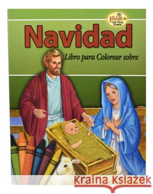 Navidad Coloring Book Catholic Book Publishing Co 9780899426648 Catholic Book Publishing Company