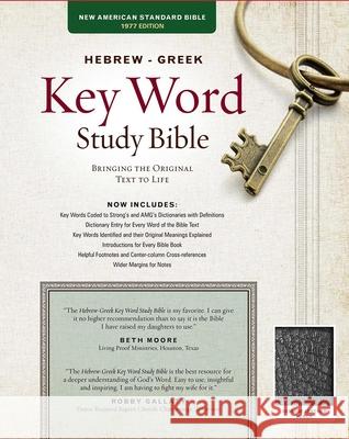 Hebrew-Greek Key Word Study Bible-NASB: Key Insights Into God's Word Spiros Zodhiates 9780899577531 