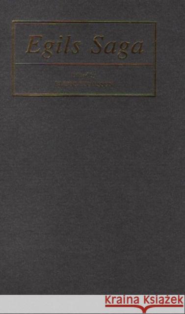 Egils Saga Bjarni Einarsson 9780903521543 Viking Society for Northern Research