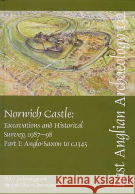Norwich Castle: Excavations and Historical Survey 1987-98. Part I Anglo-Saxon to C.1345, and Part II C.1345-Modern Elizabeth Shepherd Popescu 9780905594484 East Anglian Archaeology