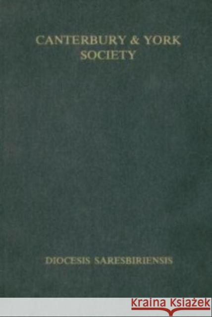 Register of Robert Hallum, Bishop of Salisbury, 1407-1417 Joyce Horn 9780907239338 Canterbury & York Society