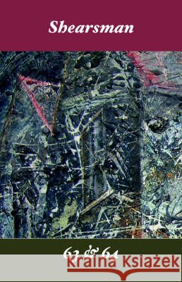 Shearsman 63 & 64 Tony Frazer 9780907562481