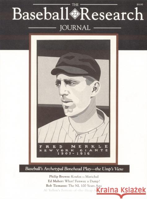 The Baseball Research Journal (Brj), Volume 22 Mark Alvarez Society for American Baseball Research   Society for American Baseball Research ( 9780910137546