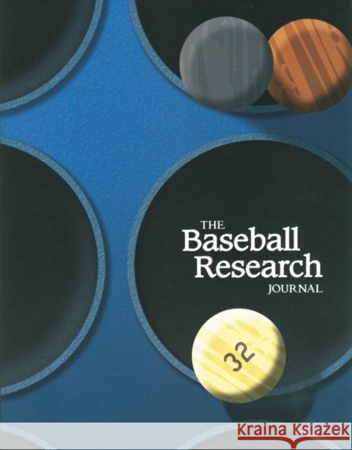 The Baseball Research Journal (Brj), Volume 32 Society for American Baseball Research   Society for American Baseball Research ( 9780910137942 Society for American Baseball Research