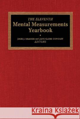 11th Mental Measurements Yearbook Jack J. Kramer Buros Institute                          Buros Center 9780910674331