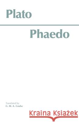 Phaedo Plato 9780915144181