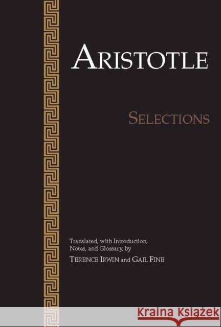 Aristotle: Selections Aristotle 9780915145676