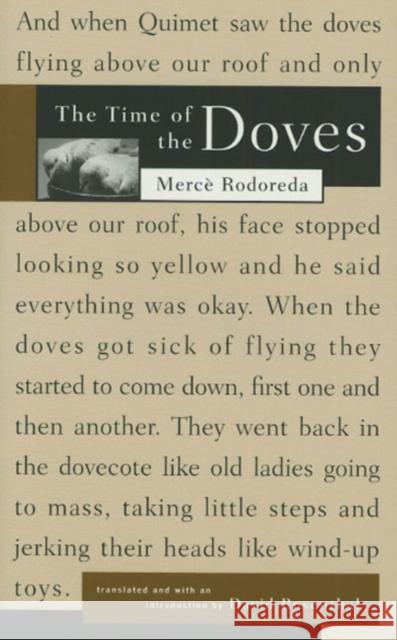 The Time Of The Doves Merce Rodoreda 9780915308750 Graywolf Press