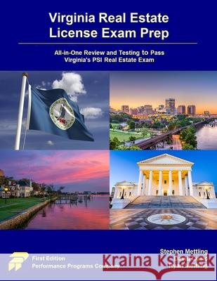Virginia Real Estate License Exam Prep: All-in-One Review and Testing to Pass Virginia's PSI Real Estate Exam David Cusic Ryan Mettling Stephen Mettling 9780915777716 Performance Programs Company