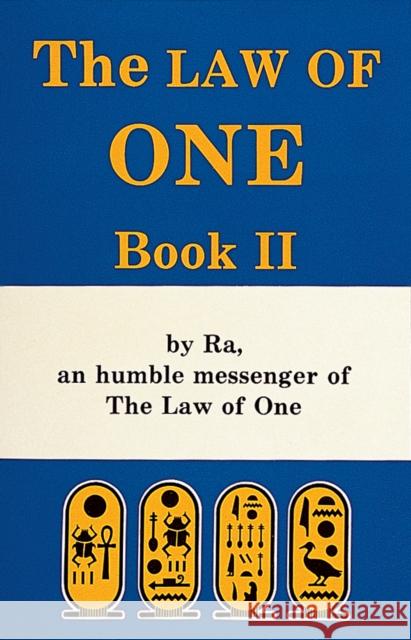 The Ra Material Book Two: Book Two Elkins, Rueckert & McCarty 9780924608094 Whitford Press,U.S.