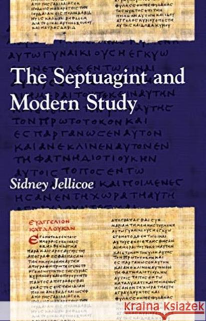 The Septuagint and Modern Study  9780931464003 Eisenbrauns