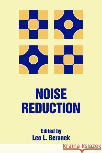 Noise Reduction Leo L. Beranek 9780932146588 Peninsula Publishing