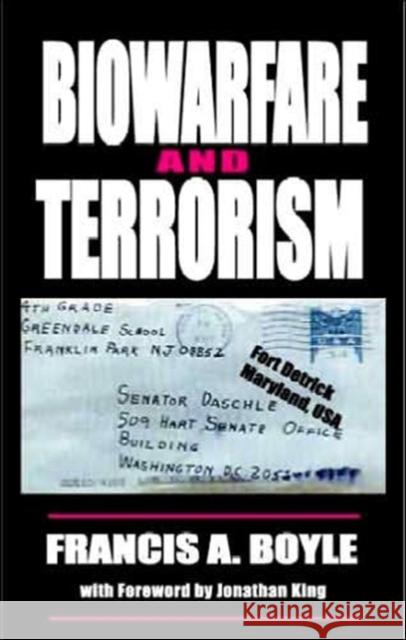 Biowarfare & Terrorism Boyle, Francis A. 9780932863461 0