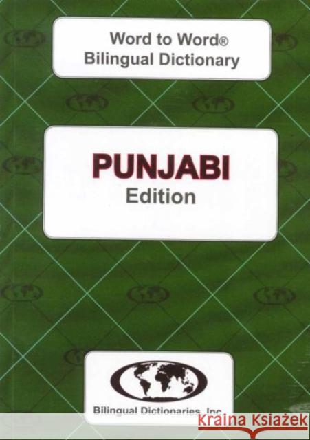 English-Punjabi & Punjabi-English Word-to-Word Dictionary C. Sesma 9780933146327 Bilingual Dictionaries, Incorporated