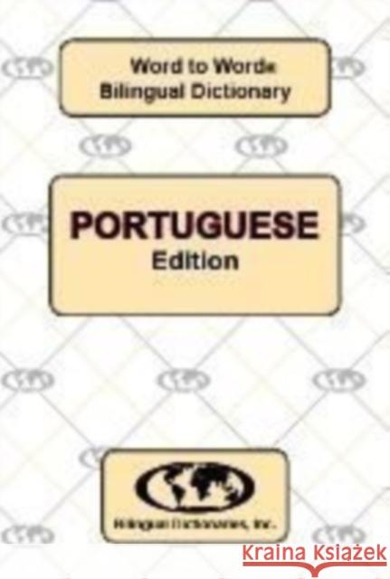 English-Portuguese & Portuguese-English Word-to-Word Dictionary C. Sesma, S. Santos 9780933146945 Bilingual Dictionaries, Incorporated