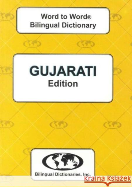 English-Gujarati & Gujarati-English Word-to-Word Dictionary C. Sesma 9780933146983 Bilingual Dictionaries, Incorporated