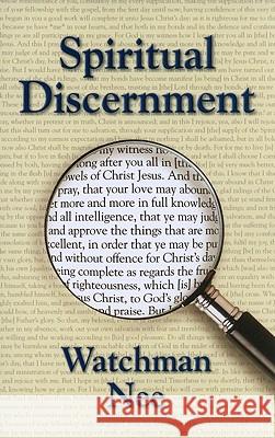 Spiritual Discernment Watchman Nee 9780935008913