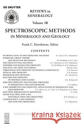 Spectroscopic Methods in Mineralogy and Geology Frank C. Hawthorne 9780939950225