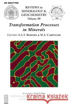 Transformation Processes in Minerals Simon A. Redfern, Michael A. Carpenter 9780939950515