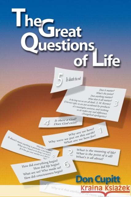 The Great Questions Of Life Don, Cupitt 9780944344569 Polebridge Press