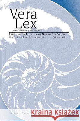Vera Lex Vol 6 Robert Chapman 9780944473740 Pace University Press