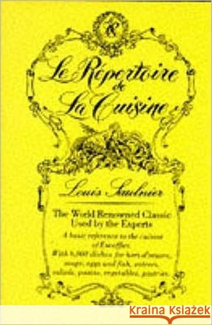 Le Repertoire de la Cuisine L. Saulnier 9780950187501 Leon Jaeggi & Sons Ltd